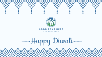 Boho Diwali Greeting Facebook Event Cover