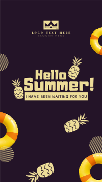 Hello Summer Instagram Story Design