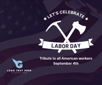 Labor Day Badge Facebook Post