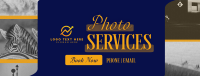 Photography Services Minimal Facebook Cover Image Preview