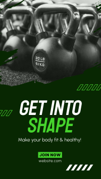 Get Into Shape Instagram Story