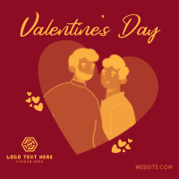 Valentine Couple Instagram Post Design