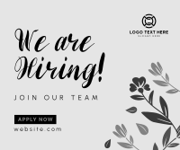 Floral Hiring Facebook Post