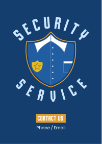 Security Uniform Badge Flyer