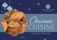 Chinese Food Postcard example 1