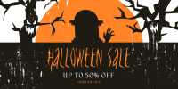 Spooky Trees Sale Twitter Post