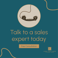 Talk To A Sales Expert Instagram Post