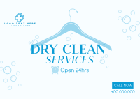 Dry Clean Service Postcard