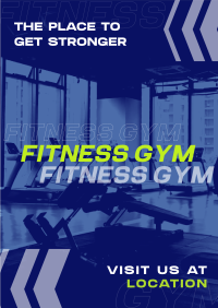 Strong Fitness Gym Poster