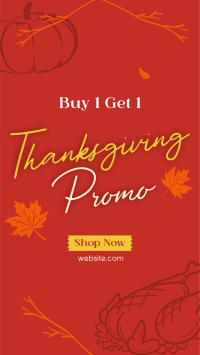 Thanksgiving Buy 1 Get 1 Instagram Reel