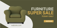 Furniture Super Sale Twitter Post