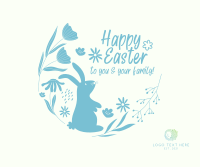 Easter Wreath Facebook Post Design