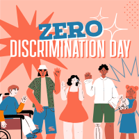 Zero Discrimination Advocacy Instagram Post Design