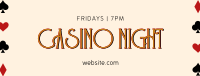 Casino Night Elegant Facebook Cover