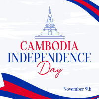 Rise Cambodian Flag Instagram Post