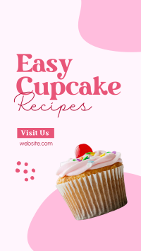 Easy Cupcake Recipes Instagram Story