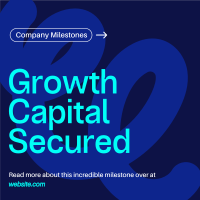 Growth Capital Secured Linkedin Post