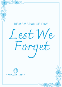 Remembrance Day Flyer