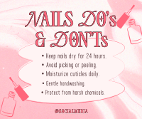 Nails Dos and Donts Facebook Post