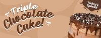 Triple Chocolate Cake Facebook Cover