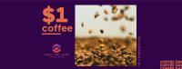 $1 Coffee Day Facebook Cover