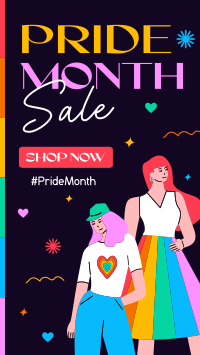 Pride Month Sale Facebook Story