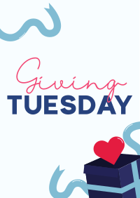 Giving Tuesday Donation Box Flyer