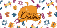 Purim Doodles Twitter Post