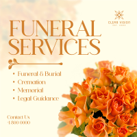 Funeral Bouquet Instagram Post Image Preview