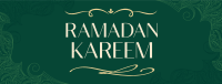 Ornamental Ramadan Greeting Facebook Cover