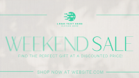Minimalist Weekend Sale Animation