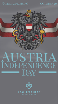 Austrian Independence Day Facebook Story example 4