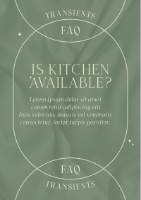 Frequent Inquiries Poster