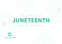 Happiest Juneteenth Postcard