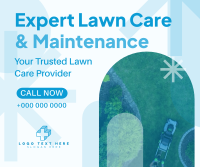 Expert Lawn Maintenance Facebook Post Design