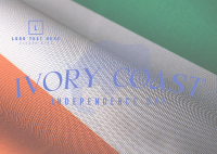 Ivorian Independence Day Postcard Design