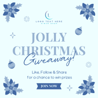 Jolly Christmas Giveaway Instagram Post