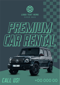 Premium Car Rental Flyer