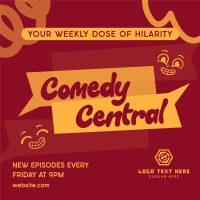 Comedy Central Podcast Instagram Post Design