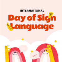 Sign Language Day Instagram Post