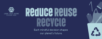 Reduce Reuse Recycle Waste Management Facebook Cover