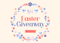 Eggstra Giveaway Postcard Design