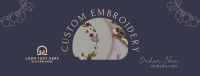 Embroidery Order Facebook Cover Design