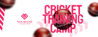 Grunge Cricket Training Camp Facebook Cover Image Preview