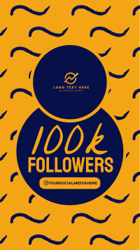 100k Followers Instagram Story