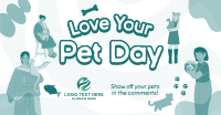 Quirky Pet Love Facebook Ad