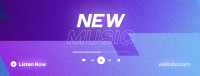 Bright New Music Announcement Facebook Cover Image Preview