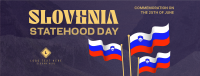 Slovenia Statehood Mountains Facebook Cover Design