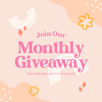 Monthly Giveaway Linkedin Post