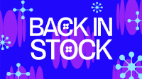 Geometric Back In Stock Animation